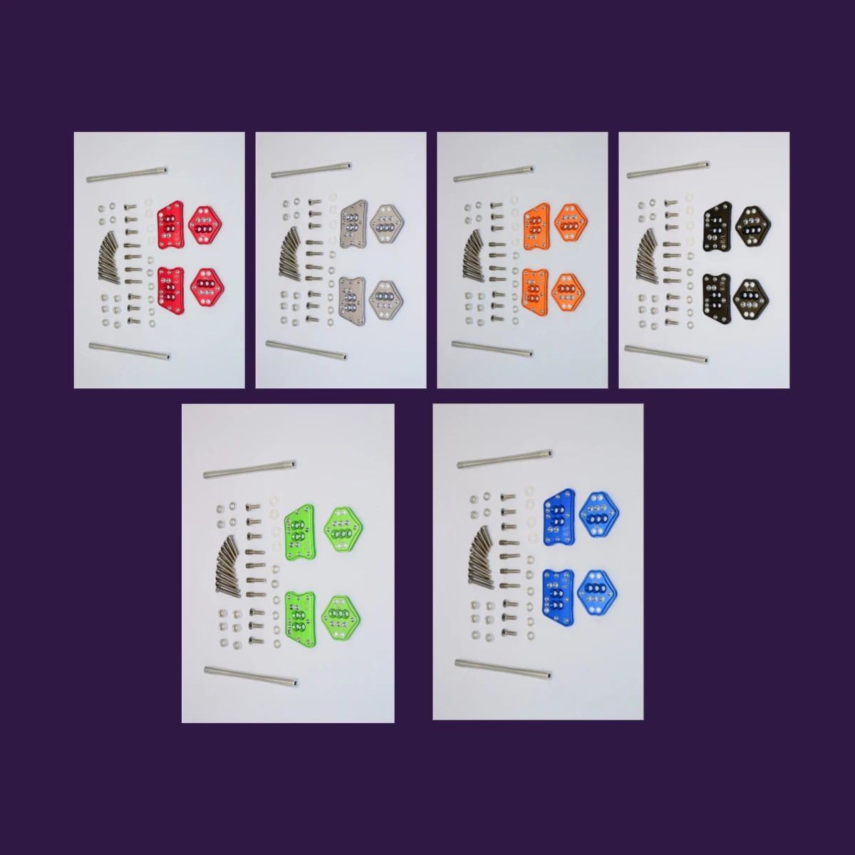 

АЛЮМИНИЕВОЕ ПЕРЕДНЕЕ И ЗАДНЕЕ РЕГУЛИРУЕМЫЕ КРЕПЛЕНИЕ GPM ДЛЯ ОРИГИНАЛЬНОГО АЛЮМИНИЕВЫХ АЛЮМИНИЕВ SCX10 II 90046