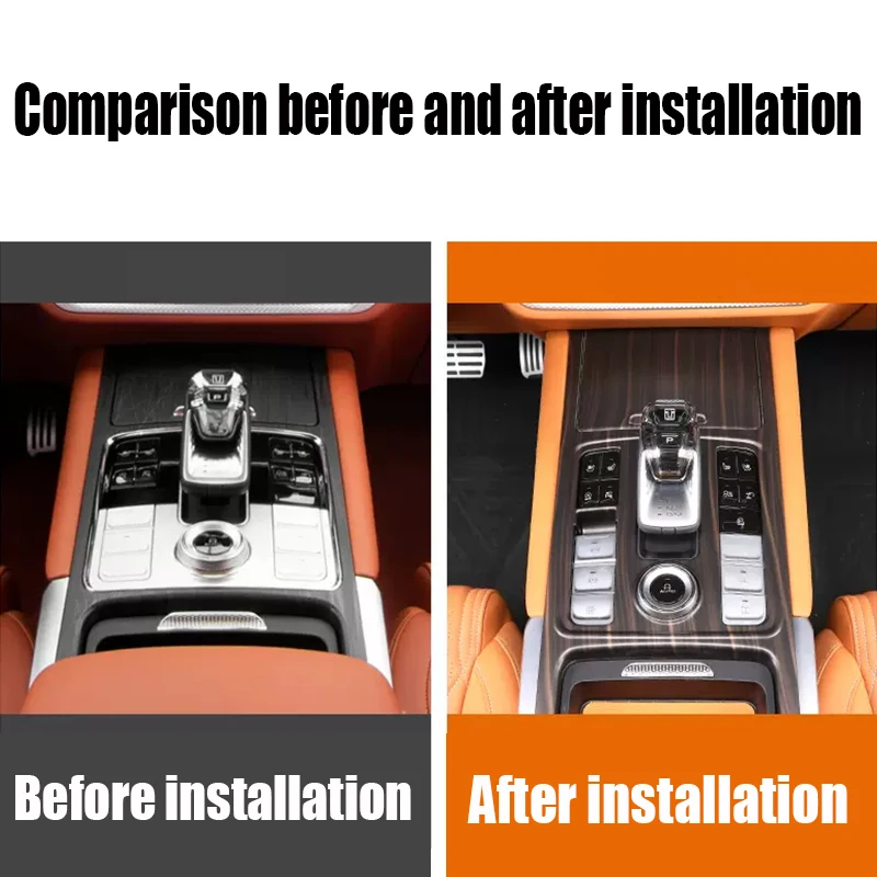 for Great Wall GWM WEY Tank 500 2022 2023 ABS material for the decorative frame of the central control gear shift panel