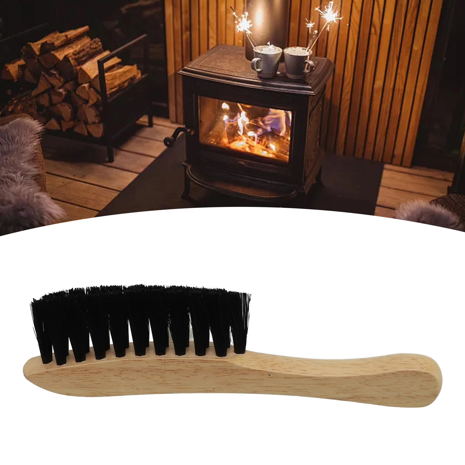 

High Quality Fireplace Brush Seam Brush Cooling Edge Seam Fire Hearth Home Improvement Maintain For Fireplaces