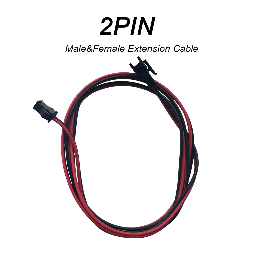 0.5m 1m 2m Male Female Extension Cable 2Pin 3Pin 4Pin 5Pin  JST Wire Plug Connector Cable For WS2811 WS2812 RGBWW  LED Strip Lig