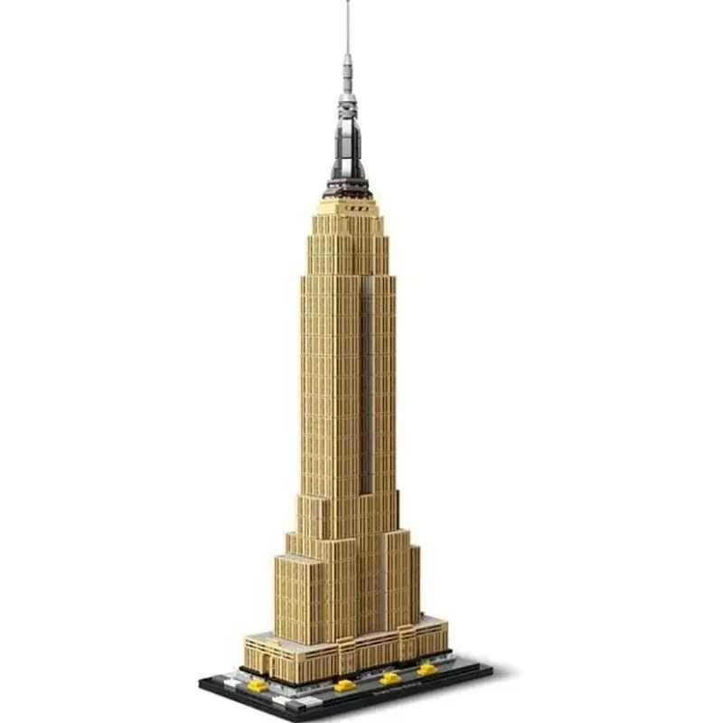 

1767PCS MOC American International Building Model 1:800 Scale City Architecture Building Blocks With Instructions Kid Toys Gift