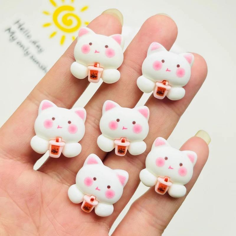 10 Pcs New Lovely Cartoon Animal Little Bear Resin Scrapbook Diy Jewellery Hairpin Pendant Accessories Decorate