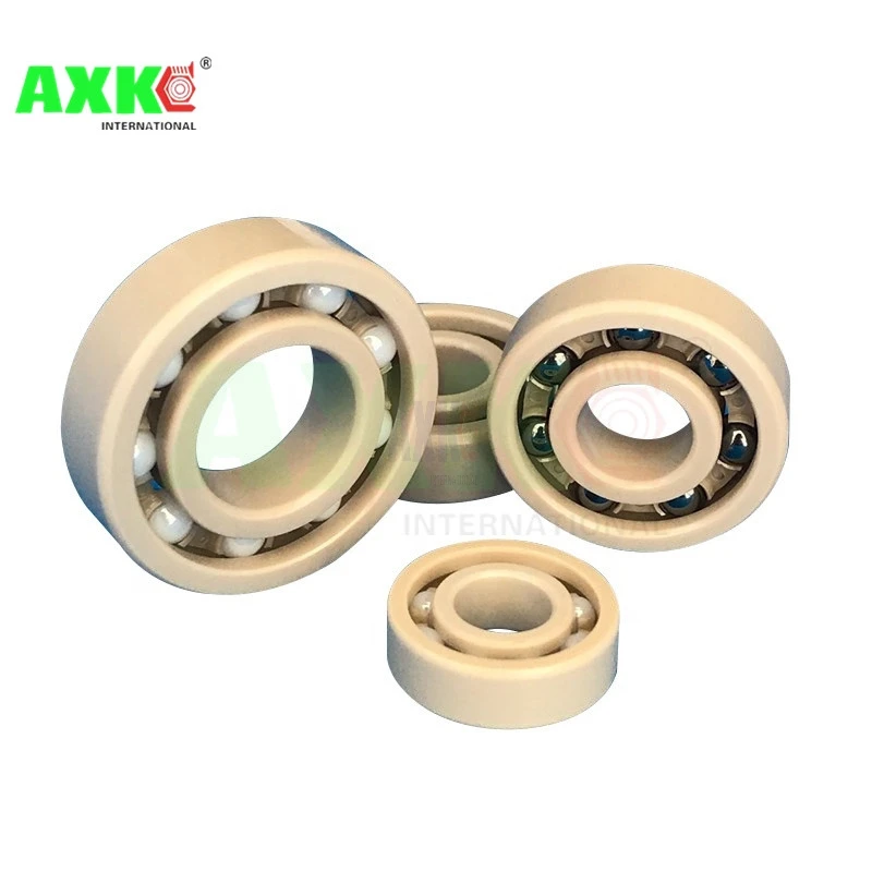 PEEK plastic bearings are acid and alkali resistant 6808 6809 6810 6811 6812 high temperature resistant