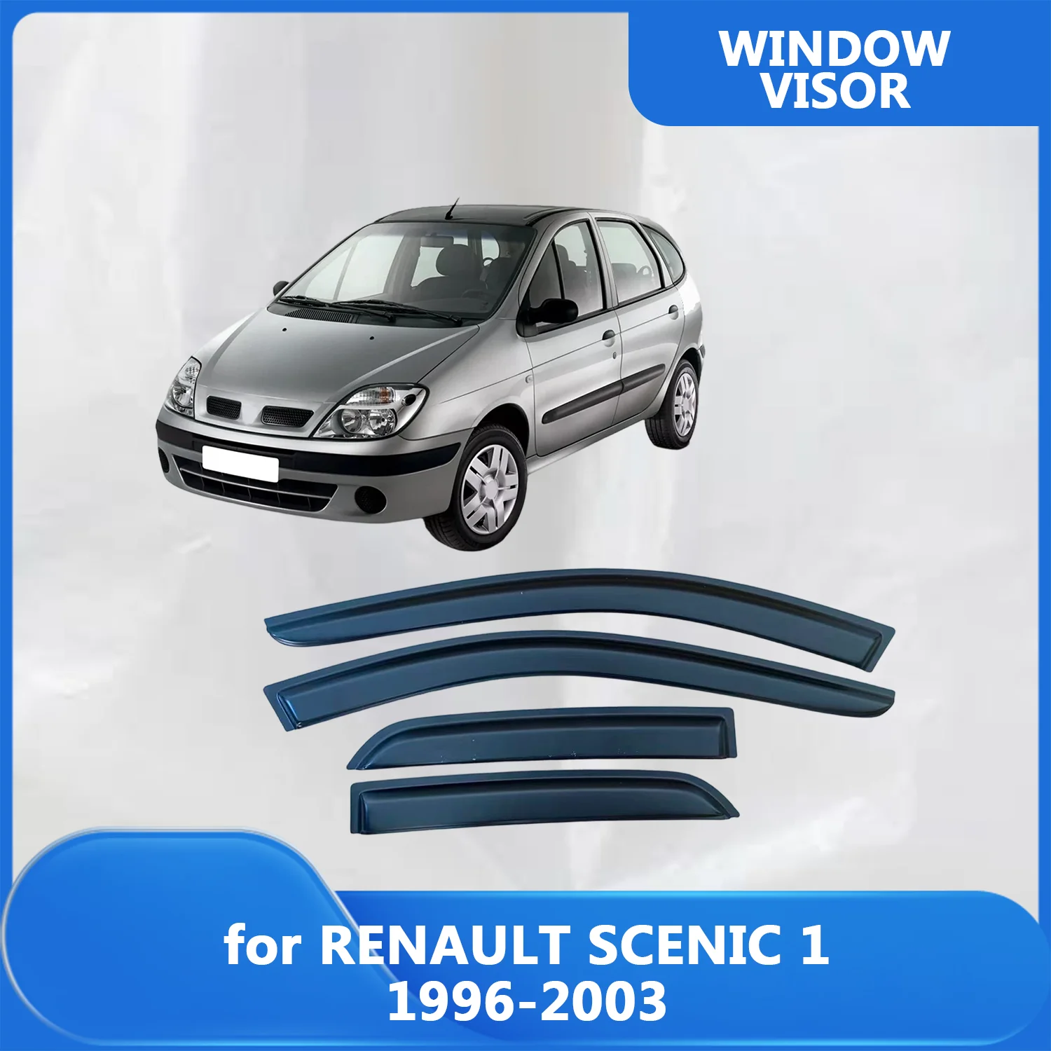 

Window Visor for Renault Scenic 1 1996 1997 1998 1999 2000 2001 2002 2003 Wind Deflectors Rain Guards Door Visor Vent Shades