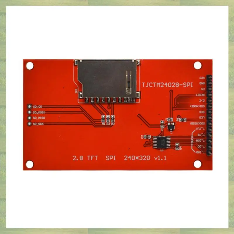 N15R-2Pcs 2.8 Inch 240X320 SPI TFT LCD Display Module SPI Serial Port 51 Drive ILI9341V LCD Serial Port Module STM32