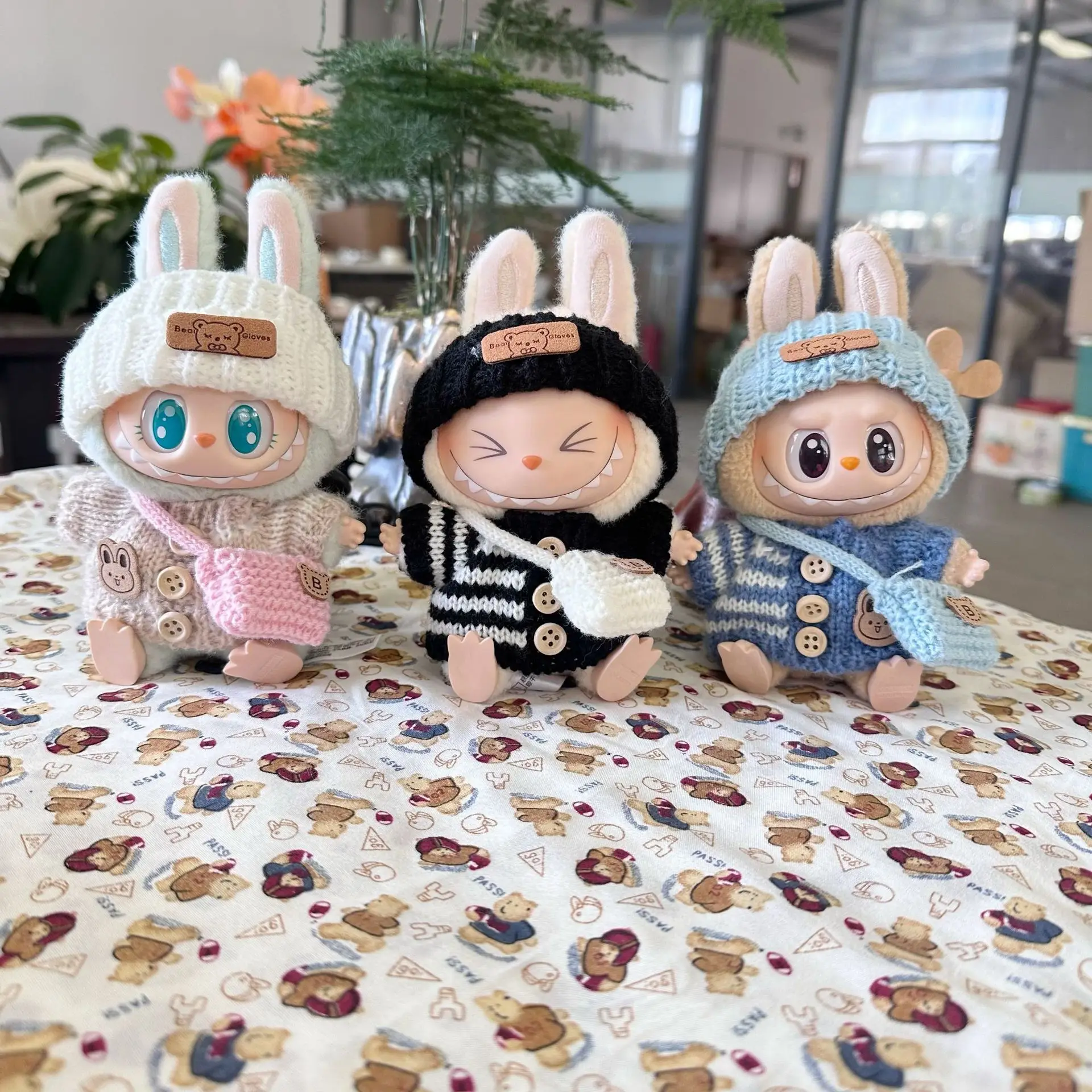 Adatto per vestiti Labubu da 17 cm Tuta carina Gonna vestito V1 V2 V3 Accessori di abbigliamento fai da te Regali creativi per bambini