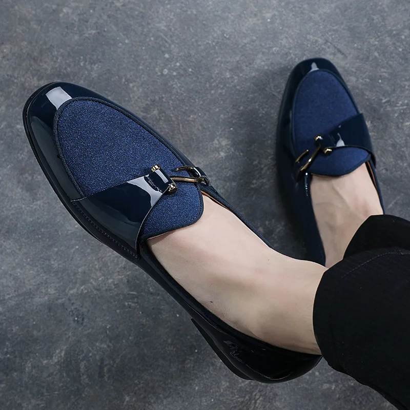 Loafers for Men Italiano Slip on Shoes Men Casuales Oxford Shoes for Men Patent Leather Casual Shoes Office 2026