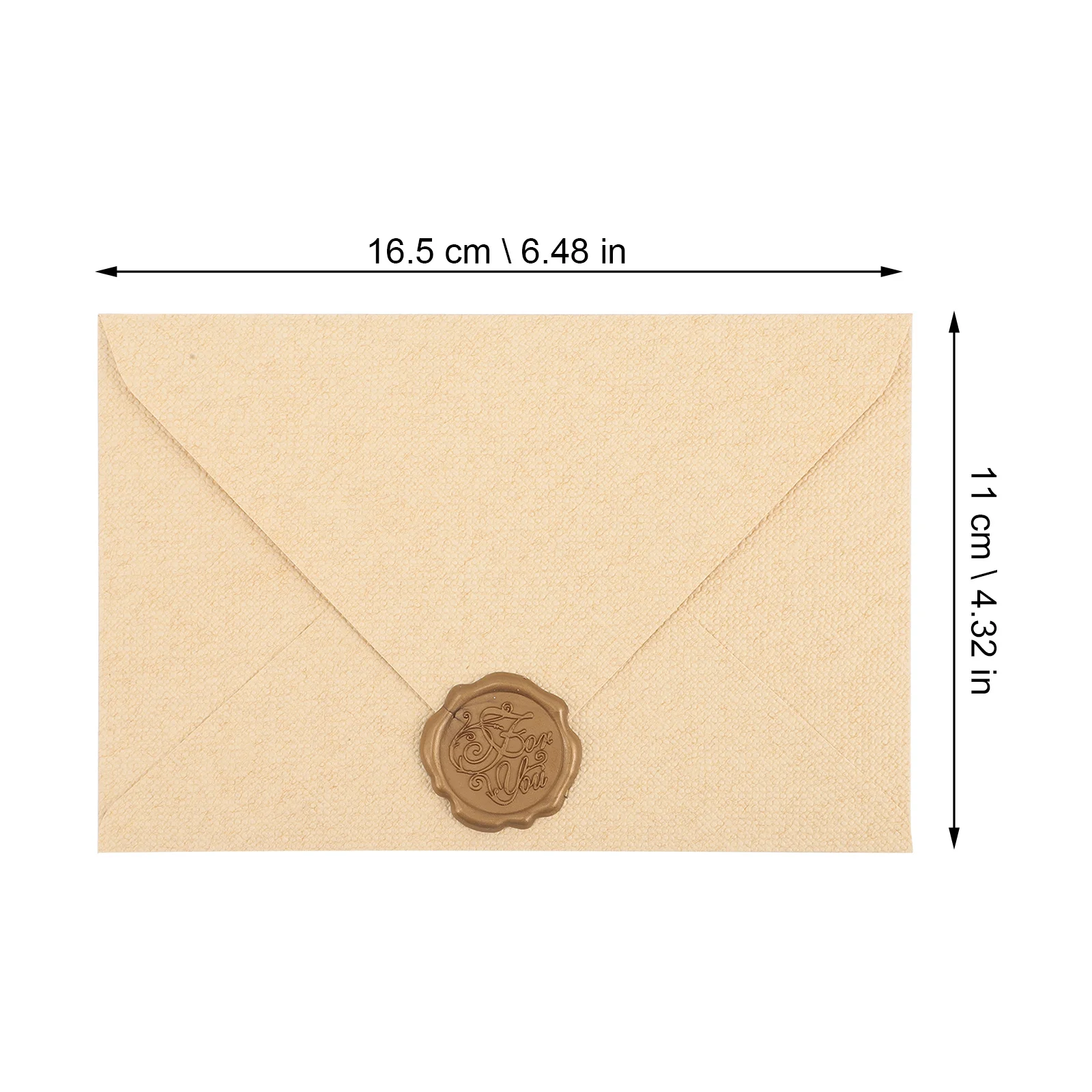 

6Sets Retro Envelopes Exquisite Craftsmanship Party Invitations Handwritten Letters Storage Kit Envelope Kit Retro Envelopes