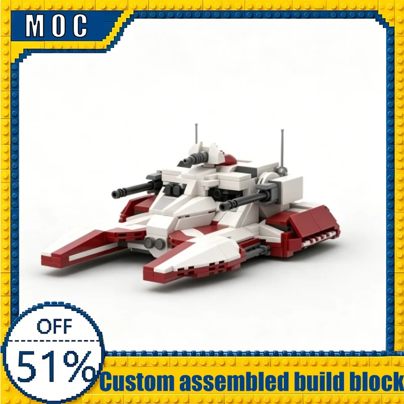 

591PCS Technology Fighter Tank Modify Model Building Heavy Vehicle Blocks Diy Assembly Toy Educational Creative Birthday Gifts