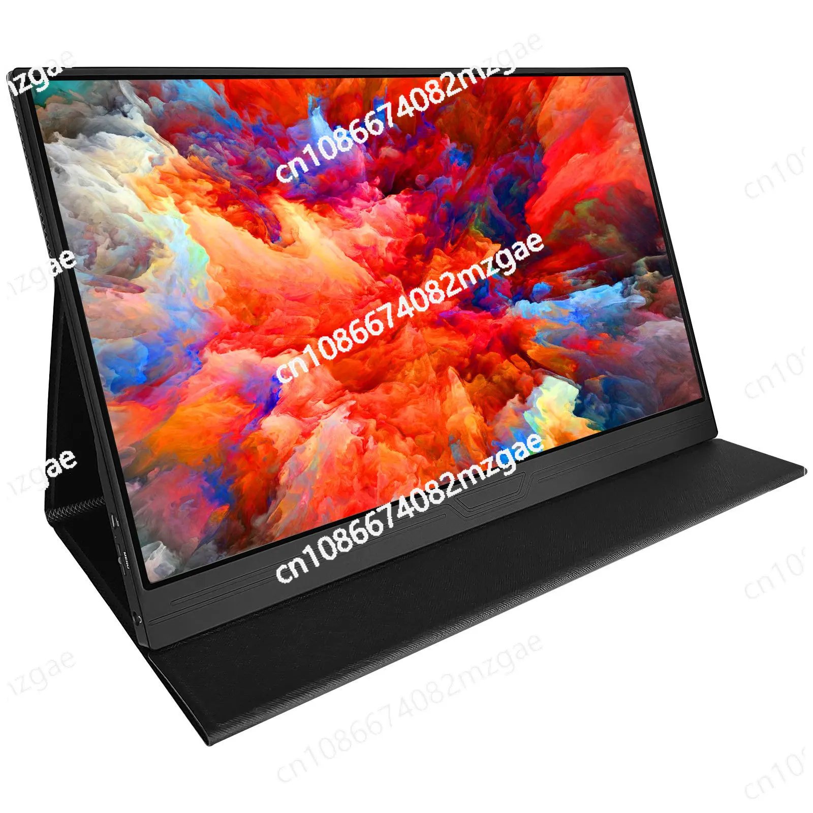 15.6 Inch Portable Touch Screen Monitor, External High Definition High Refresh Rate Computer Display for Extended Screen Use