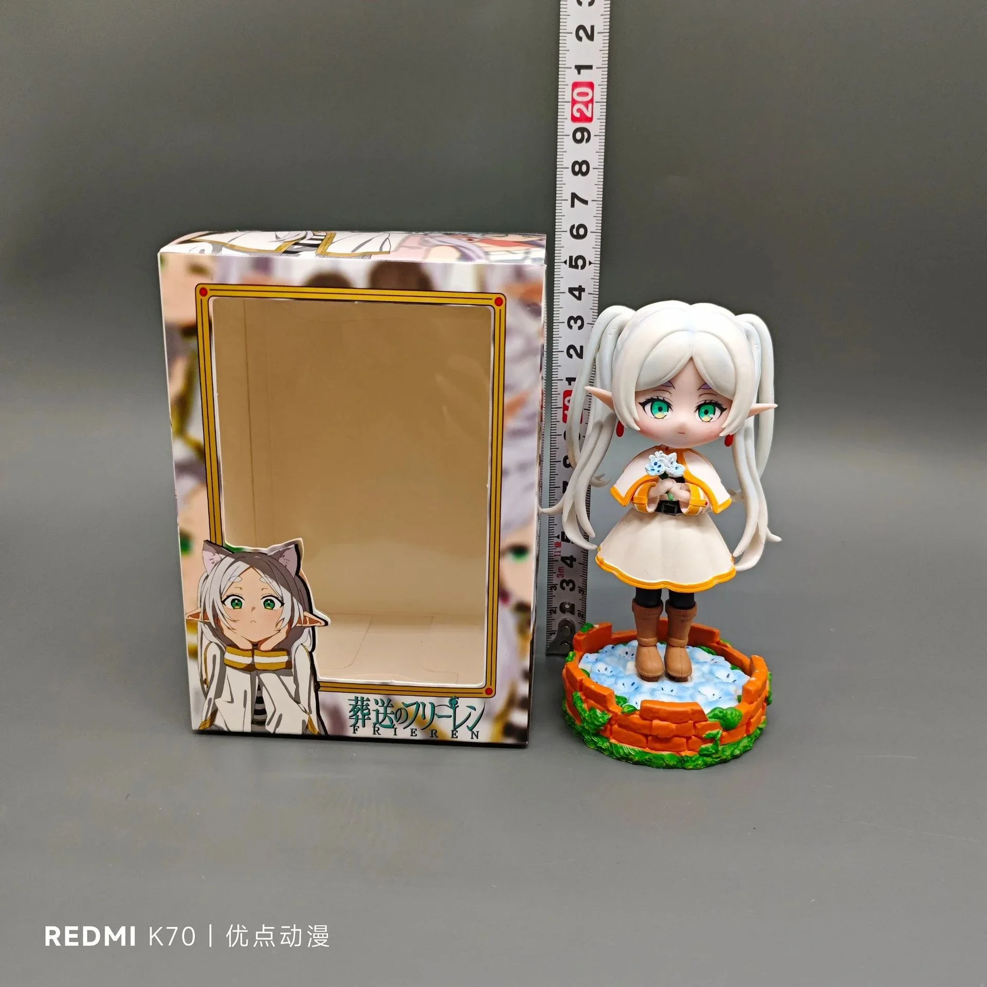 

14CM Frieren:Beyond Journey's End Q style Frieren Girls Toys Anime Figures PVC Action Figure Toy Game Collectible Model Doll