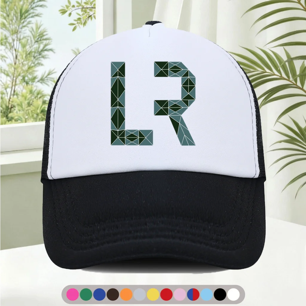 Fashionable and Versatile Sponge Mesh Cap  Features Cool Printed Patterns, Unisex  American Trucker Hat  HighQuality Hat  S