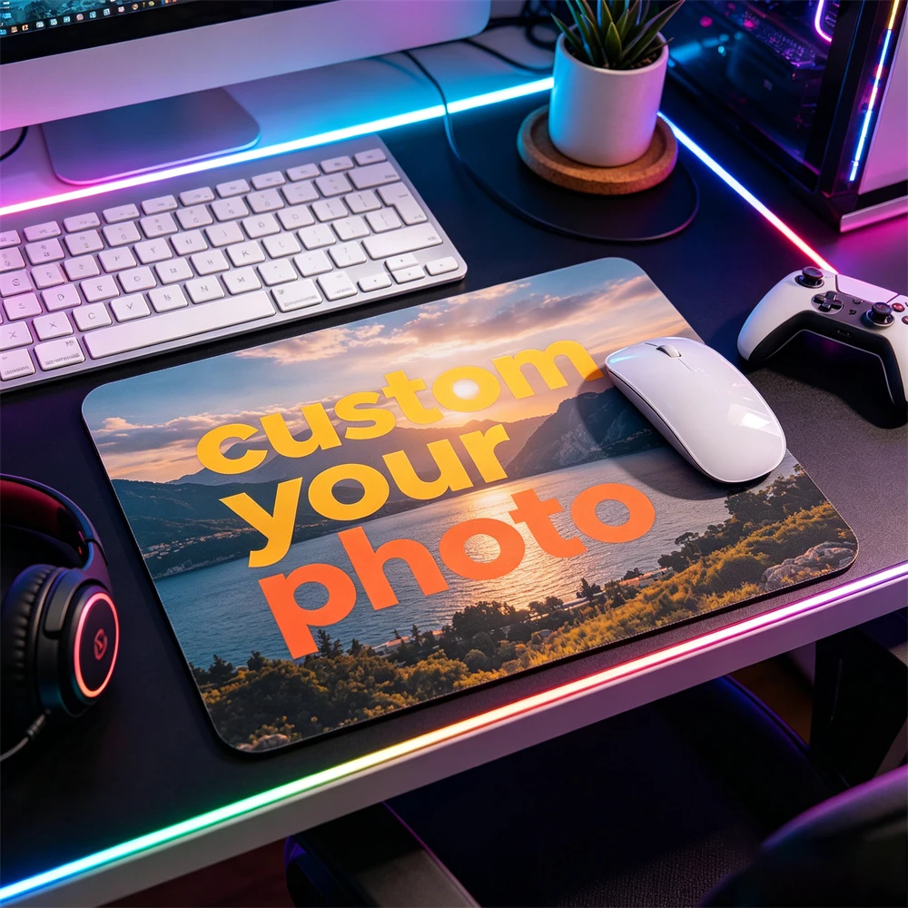 Custom Personalized Gaming Keyboard Pad Computer Desk Mat Mousepad Table Decoration Essential Accessories for PC Users