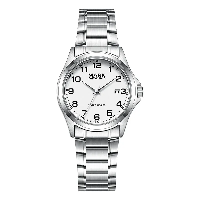 

Часы MARK FAIRWHALE: Модный дизайн, простота и минимализм, деловой стиль, кварцевый механизм