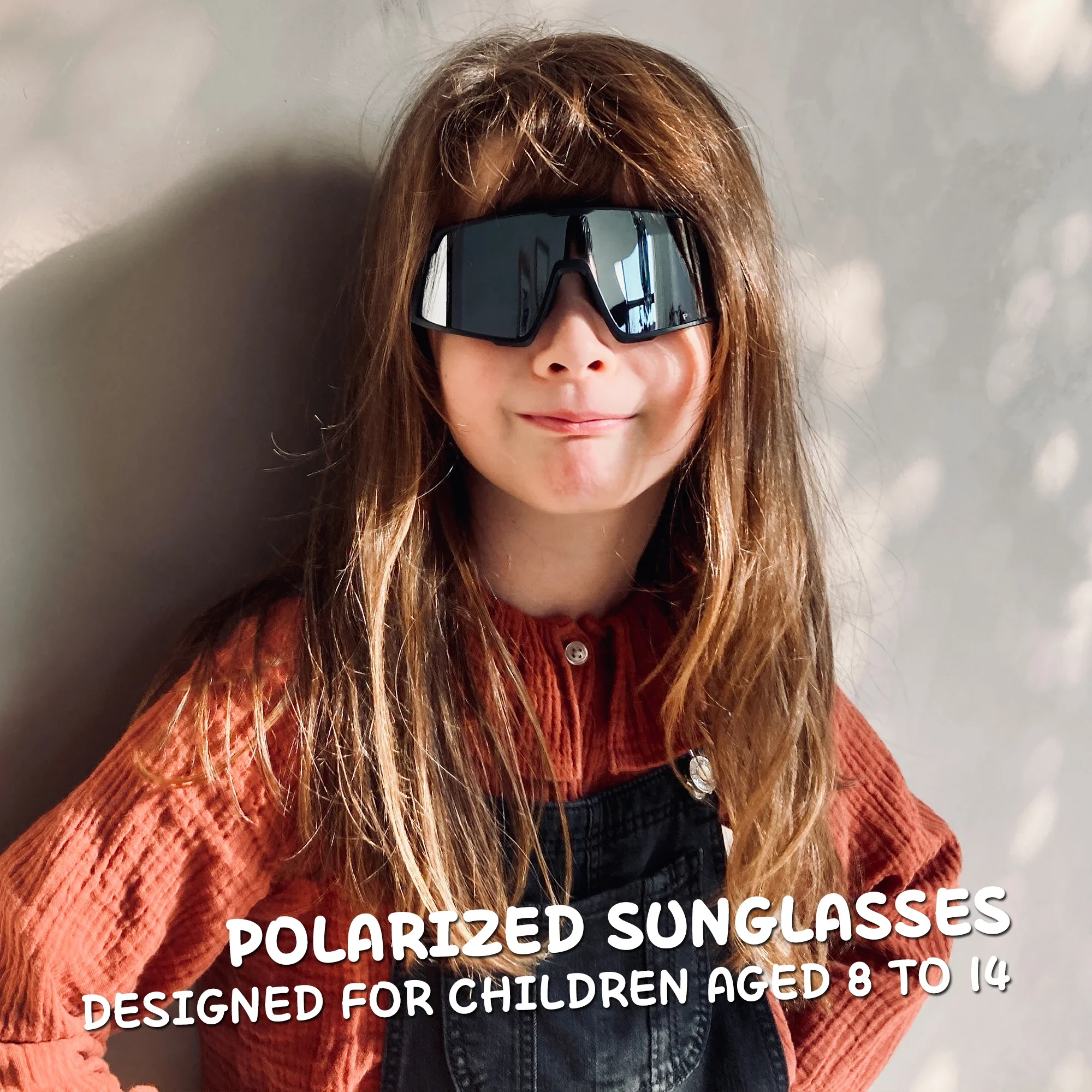 Kapvoe Children Polarized Cycling Glasses Kid Youth MTB Glasses Sports Running Red Blue Sunglasses UV400 Lightweight Goggles