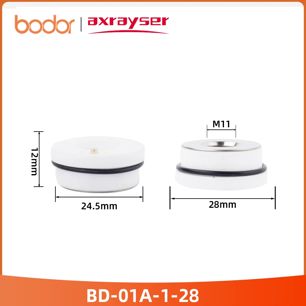 10 Stück BODOR Original Laserkopf Keramikring D28 H12 M11 Hochwertige Stabile Leistung Laserzubehör für BODOR Laserkopf – Detail 5