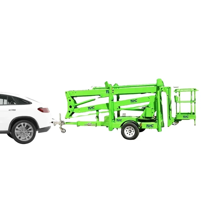 16m 200kg Trailed Boom Lift Vehicle Various Powers Used for Maintenance of Lifting Equipment Electric with Quality