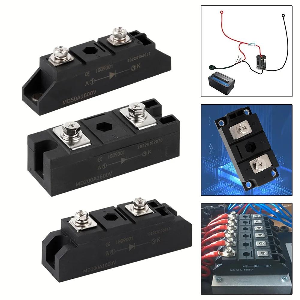 MD50A MD100A MD200A 1600V Anti Reverse Charging Diode For Solar Photovoltaic Panel Array PV DC Cabinet
