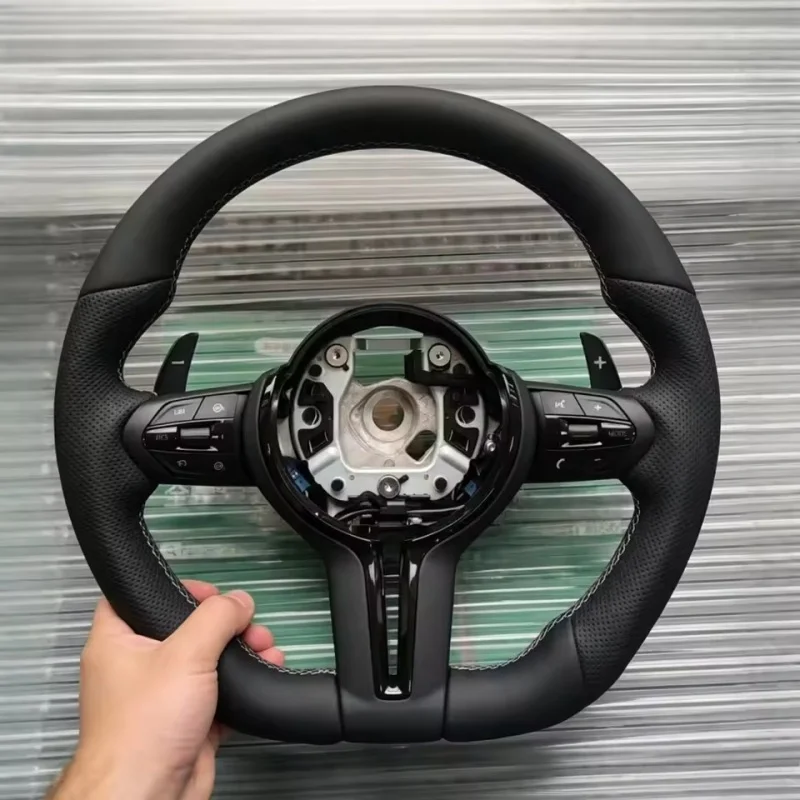 Customized Microfiber LeatherCar Steering Wheel For BMW F10 M5 F20 F23 F30 F32 M3 F35 F80 M4 F82 M2 Steering Wheel Accessories