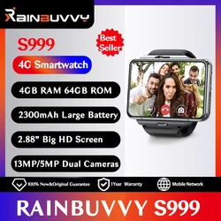 Rainbuvy-Montre connectée S30/10/2018 pour hommes, 4 Go de RAM, 64 Go de ROM, grand écran 2.88 