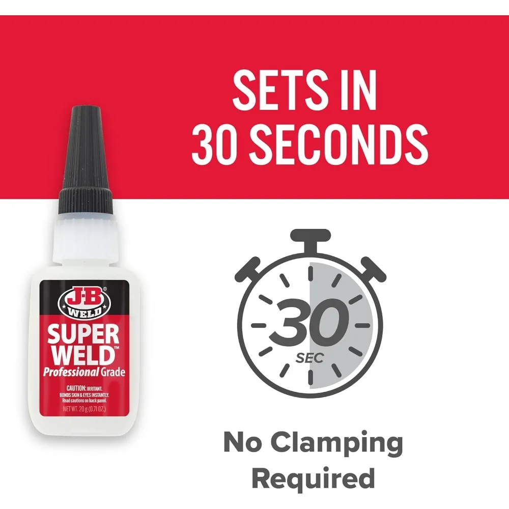 Super cola transparente, 20g - ligação instantânea forte para múltiplas superfícies