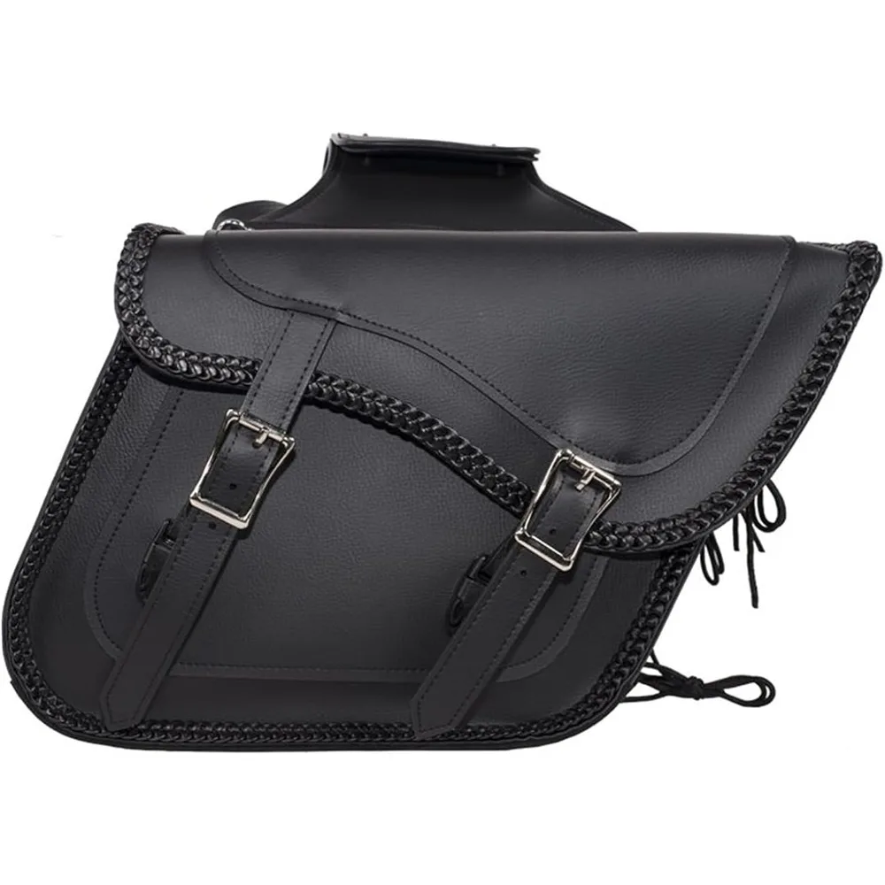 

Мотоциклетные седельные сумки из искусственной кожи, седельные сумки, боковые сумки для мотоциклов из ПВХ для honda Shadow Sportster Softail Dyna v-s