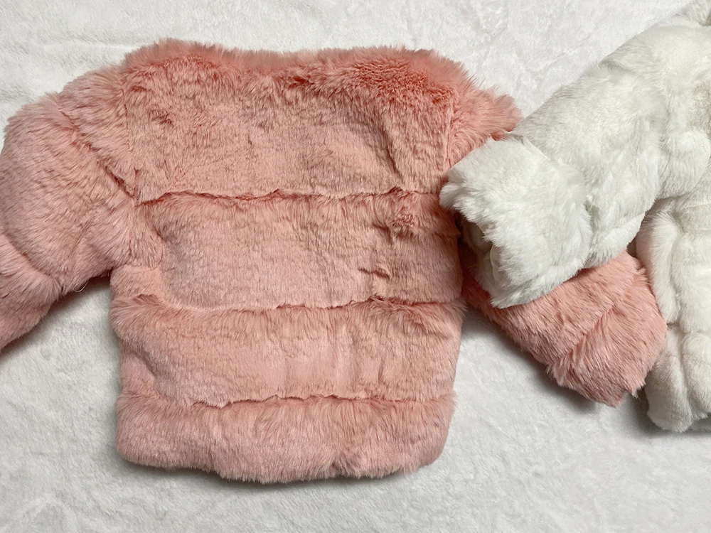 Neue Mädchen Winter Pelzmantel Elegante Teenager Mädchen Faux Pelz Jacken Dicke Mäntel Warme Parkas Kinder Oberbekleidung 1-10Yrs Mädchen Kleidung – Detail 9