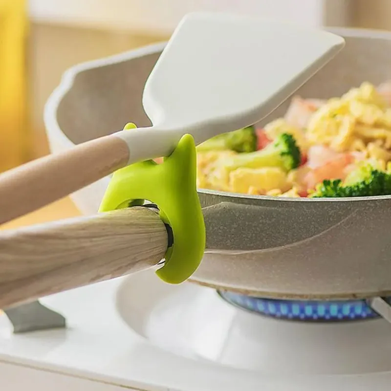 Kitchen Pot Shovel Storage Rack Stir Fry Vegetable Anti Scalding And Overflow Creative Integrated Devil With Non Perforated