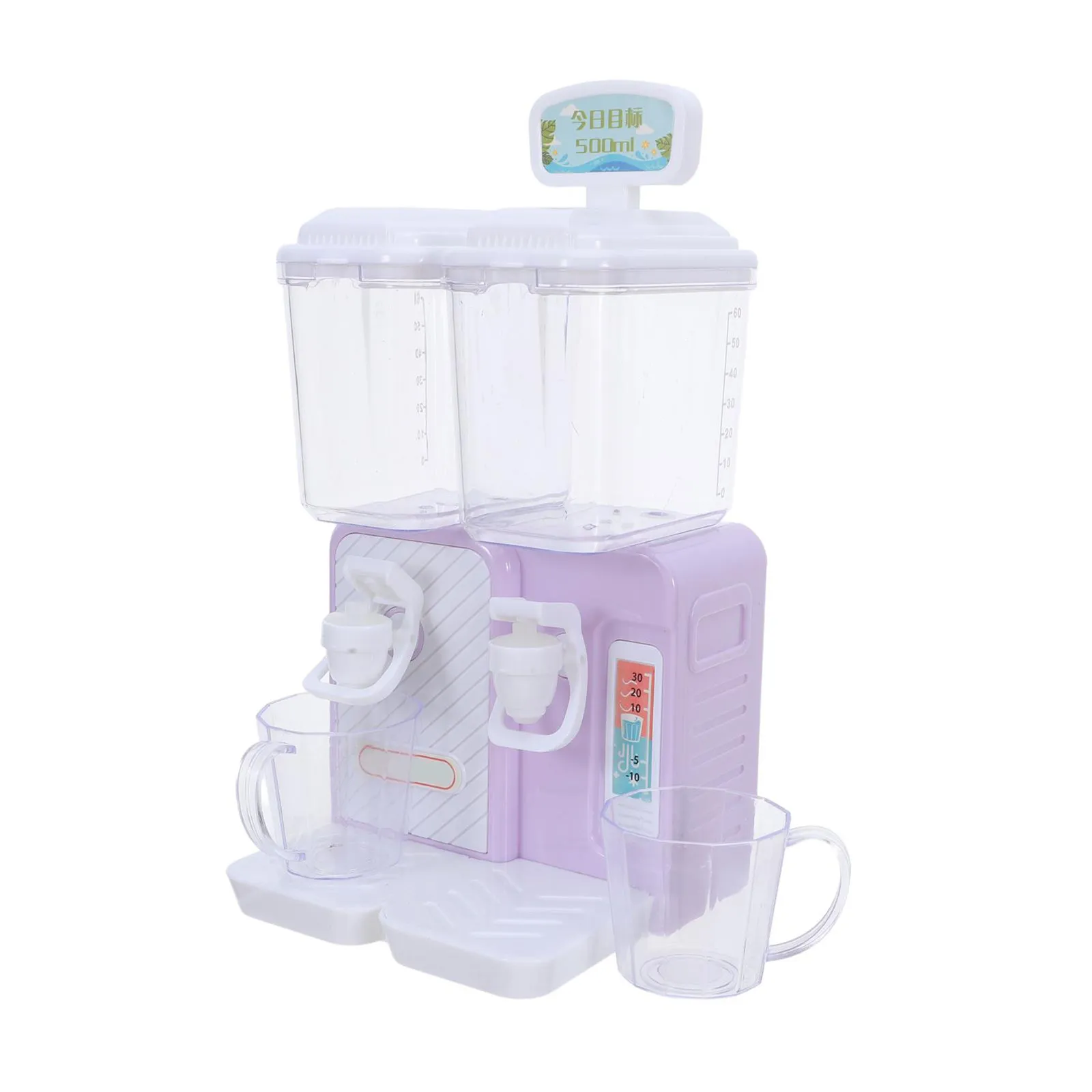 1Set Miniature Water Dispenser Kids Realistic Simulation Role Play Mini Tabletop Water Cooler Dollhouse Accessories Decoration