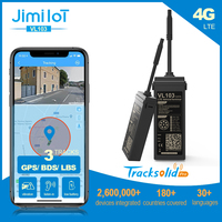 JIMIIOT VL103M/D Mini GPS Tracker For Motorcycle 4G Car Alarm Remote Cut-off Fuel Multiple Alerts Vehicle Locator 270mAH Battery