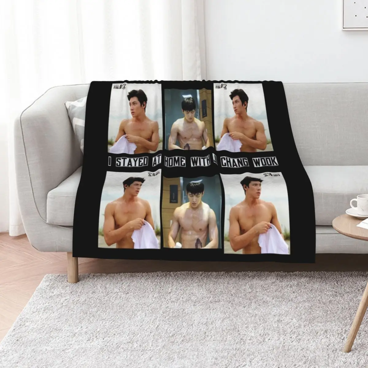 

Ji Chang Wook [ISH] Series Throw Blanket For Baby for babies Giant Sofa Flannel Fabric Blankets