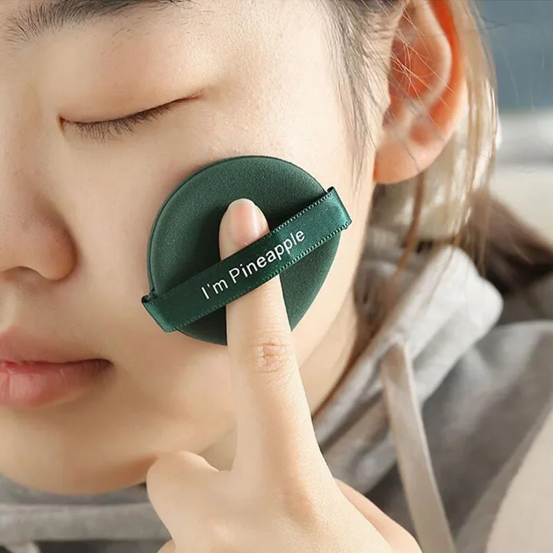 KarSyngirl 딸기 화장품 퍼프 세트, 양면 여성 소프트 메이크업 스폰지, 뷰티 메이크업 파우더 도구, 박스당 7 개