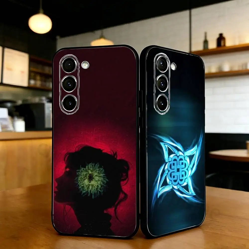Capa de celular Art - Breaking Benjamin para Samsung S20,21,22,23,24,25,26 Ultra,Plus,Lite,FE, capa macia preta