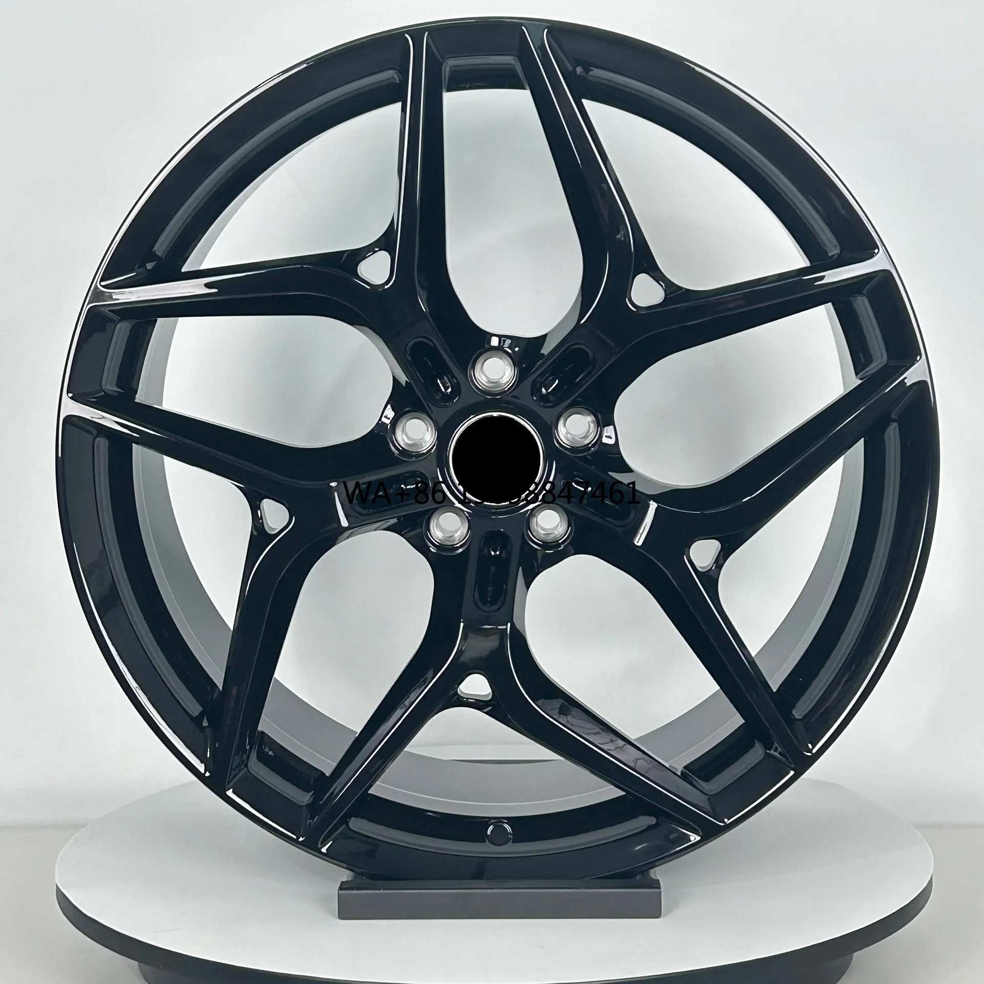 

Forged Aluminum Alloy Racing Car Wheels 5x112 5x114.3 18 19 20 Inch Black Multi-Spoke Design Sharp Fit for Audi A4