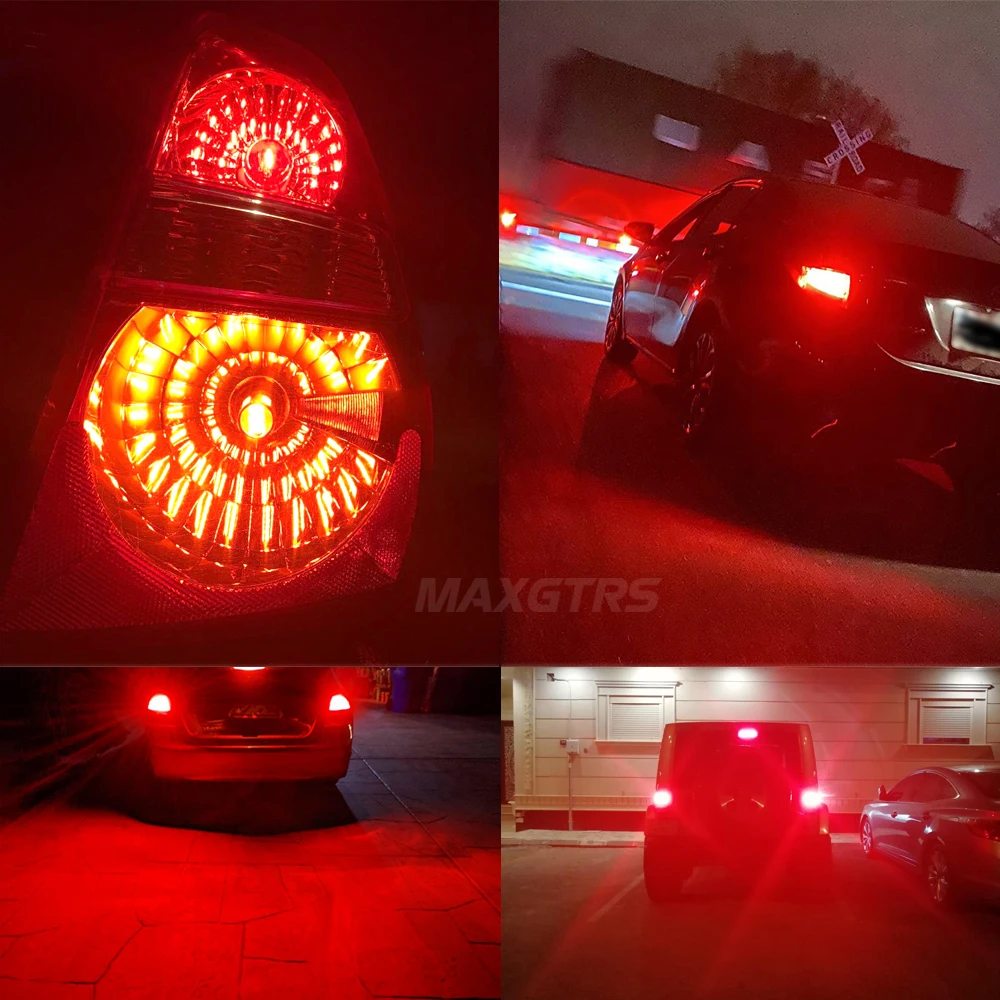 2Pcs No Hyper Flash Led Lights P21W Car Tuning Canbus Signal Lamp 1156 BA15S PY21W BAU15S T20 7440 WY21W Amber Yellow 12V