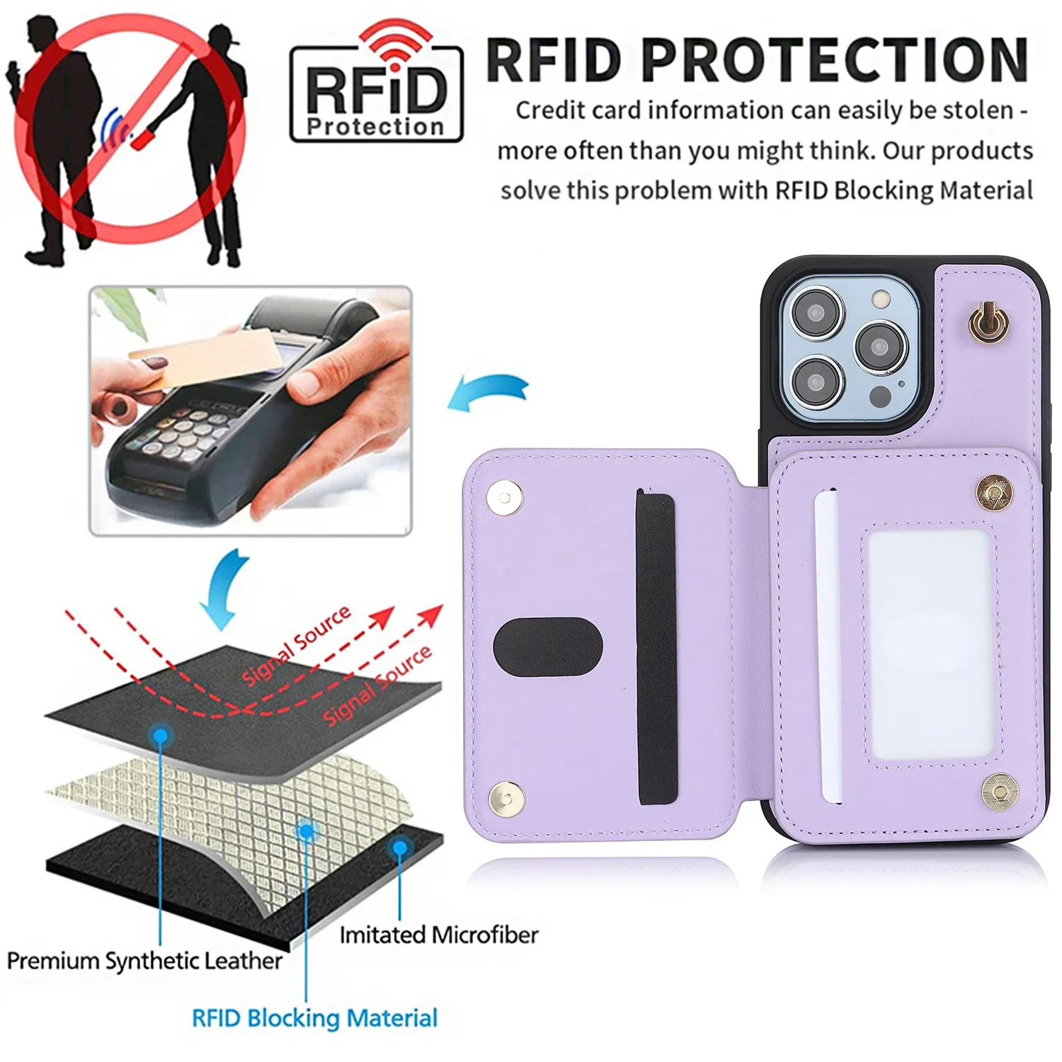 Crossbody Lanyard Zipper Wrist Strap Wallet with Card Holder Phone Case for iPhone 16 15 14 13 12 11 Pro Max X XR 7 8 Plus Cover