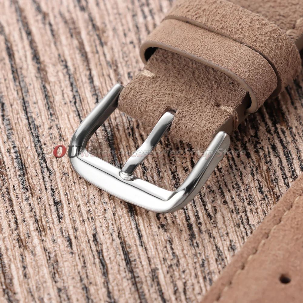 빈티지 스웨이드 스트랩 소가죽 가죽 시계 밴드 20mm - Suede Strap Watch 리뷰 및 가격