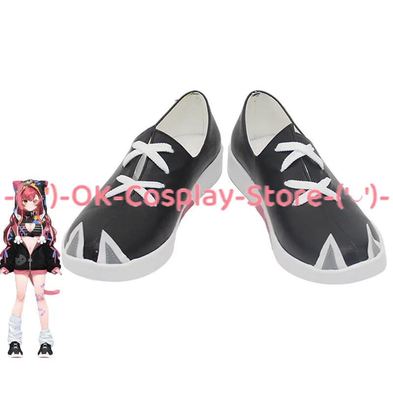 

Nekota Tsuna Cosplay Shoes PU Leather Shoes Halloween Carnival Boots Vtuber Cosplay Prop Custom Made