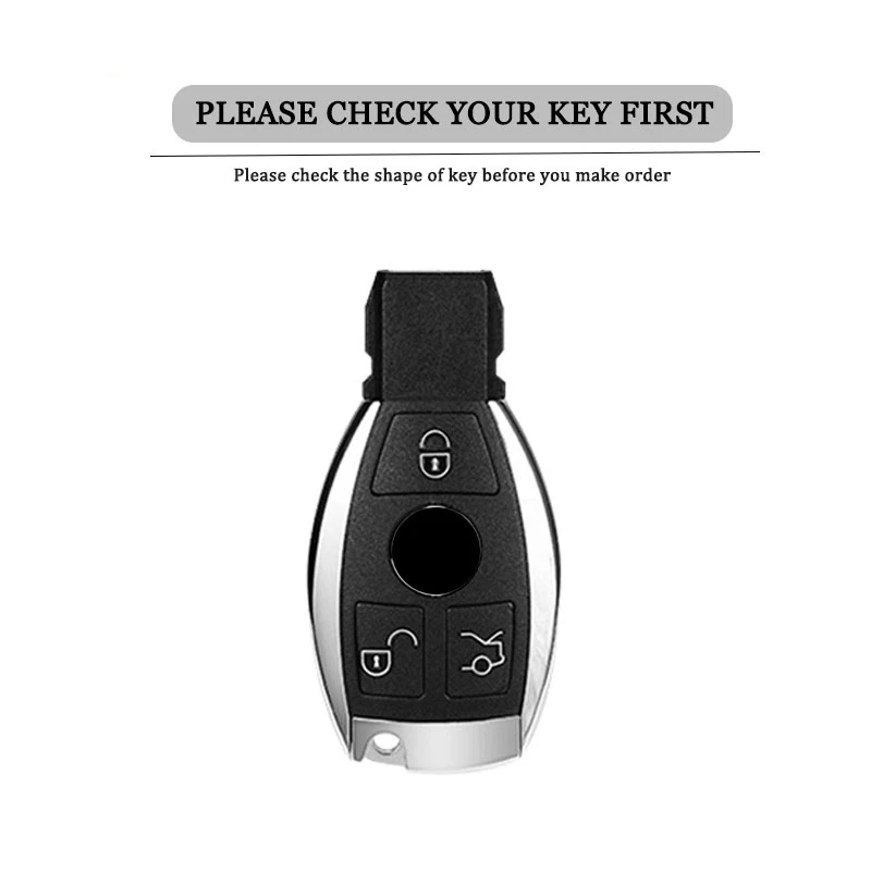 Fashion Zinc Alloy Remote Car Key Case Cover for Mercedes Benz GLA200 GLA220 GLA260 GLA180 Car Interior Decoration Supplies