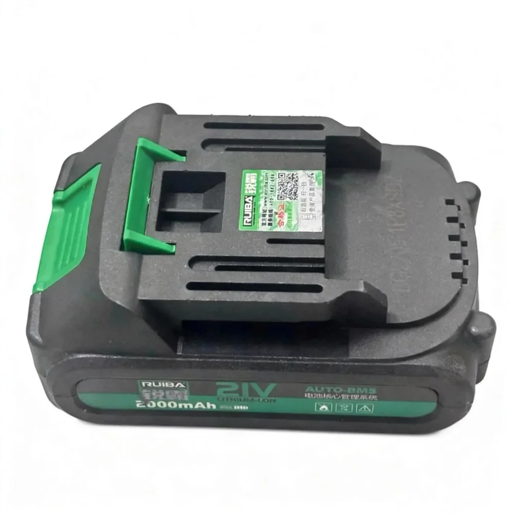 

100% Оригинальный аккумулятор 2Ач для Makita 21В, RUIBA 21В, для электрических клещей, дрелей, молотков, угловых шлифовальных машин, шуруповертов и других электроинструментов