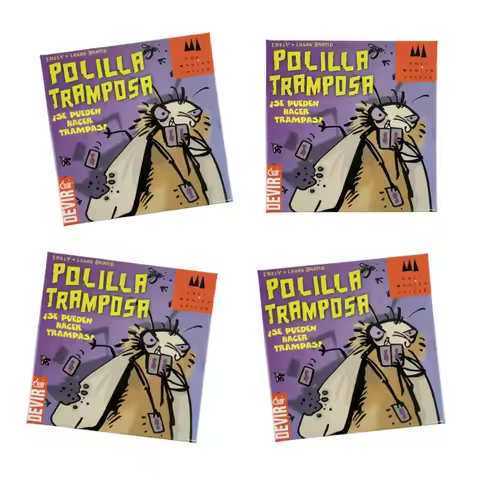 Polilla Tramposa Spanish Card Game Devir-Game Moth Cheate /Royal Xiaoqiang Cheating Moth Board Deck For Adults Party Playing