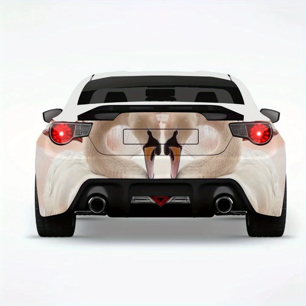 

Love - heart Swans Art,Vinyl Decal for Car Rear, Waterproof Self-Adhesive Vinyl Stickers for Vehicle Tail and Bumper, Decoration