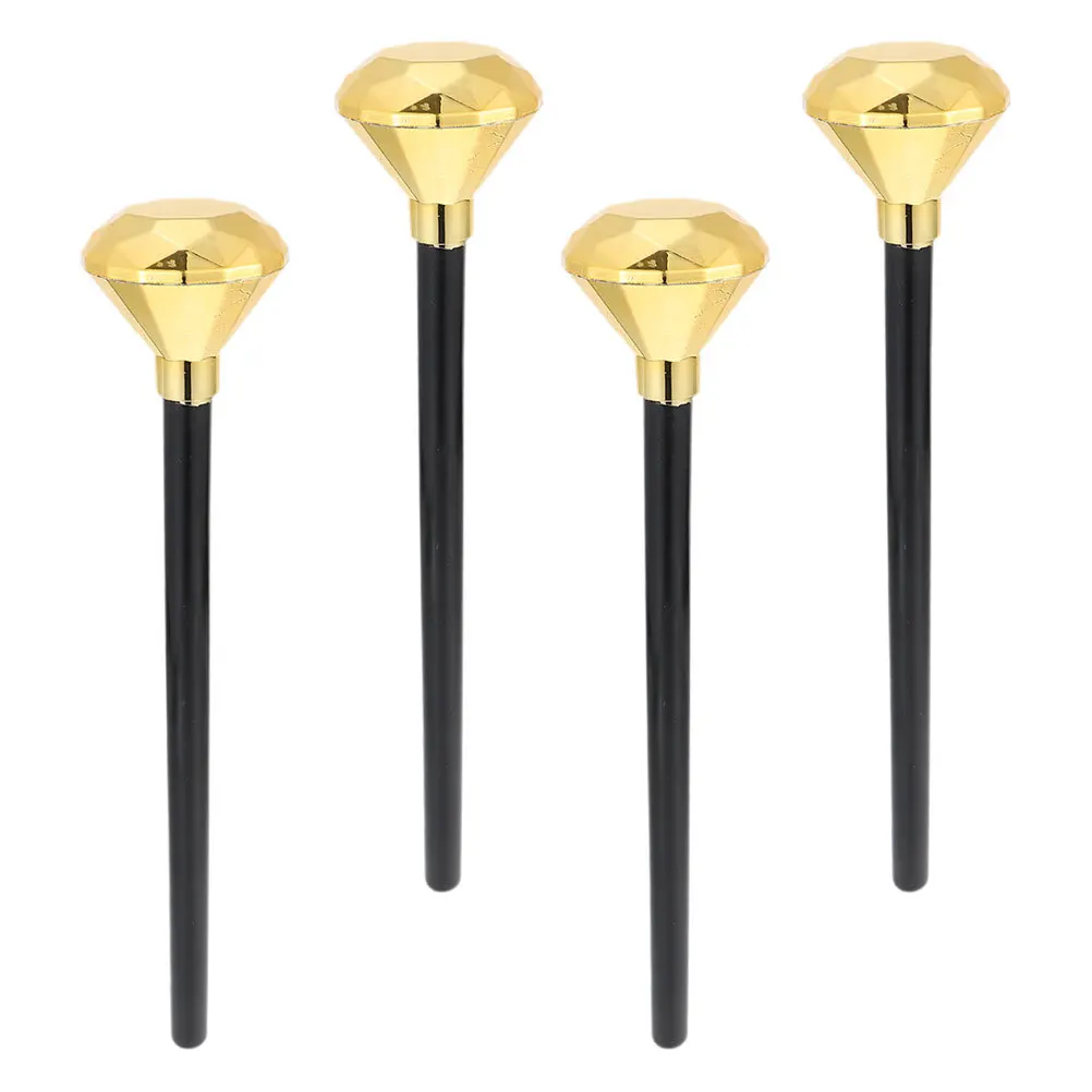 

4Pcs Shape Scepter Cosplay Accessories Halloween Wand Prop Unforgettable Creative Photos Stage Performance