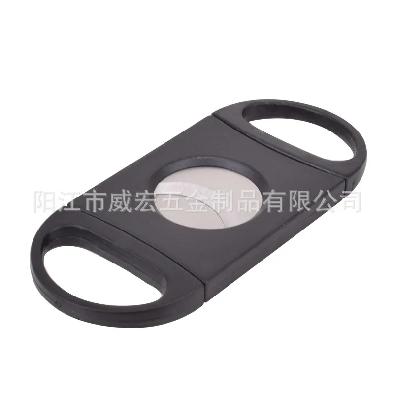 32MM Large Stainless Steel Blades Classic Cigar Cutter Plastic Cigar Cutter Guillotine Christmas Cigar Scissors Gift