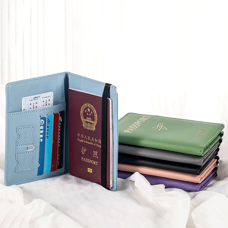 Multi-Function Passport Protective Cover Case Business Passport Waterproof Document Case Holder ID Bank Card Wallet Case