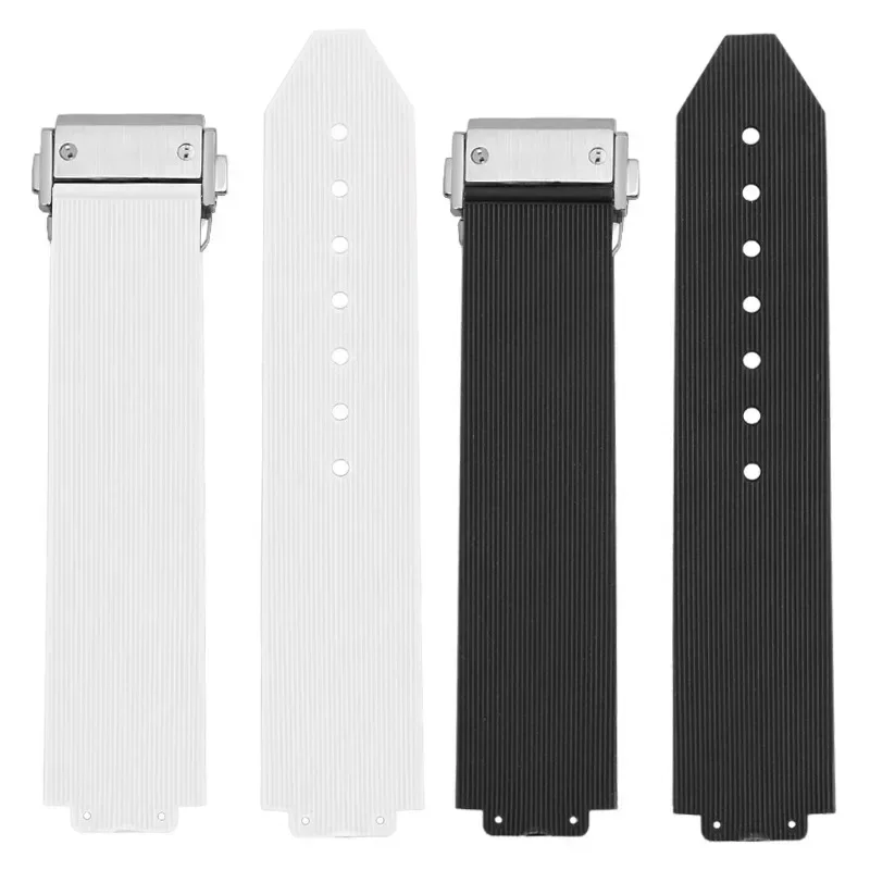 For Hublot Female Women Rubber Strap Quartz Fusion Silicone Watch Accessories Band 20*13mm Wrist Band 18mm watch Buckle