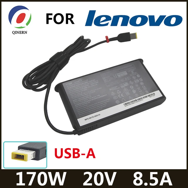 Zasilacz sieciowy 20V 8.5A 170W do laptopów Lenovo Legion 5 Y7000P Y720-15 P50 P51 P70 P71 T440p T540p W540 W541 45N0514