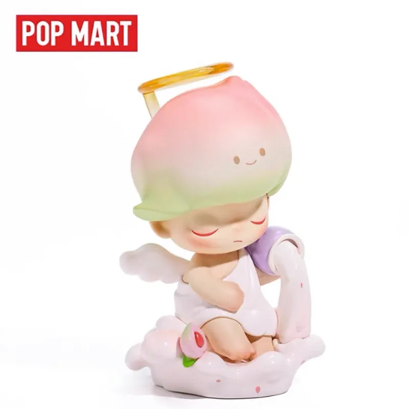 

Dimoo White Peach Pomegranate Anime Action Figure Guess Bag Ornament Figurines Home Decor Desktop Dolls Model Girls Gift