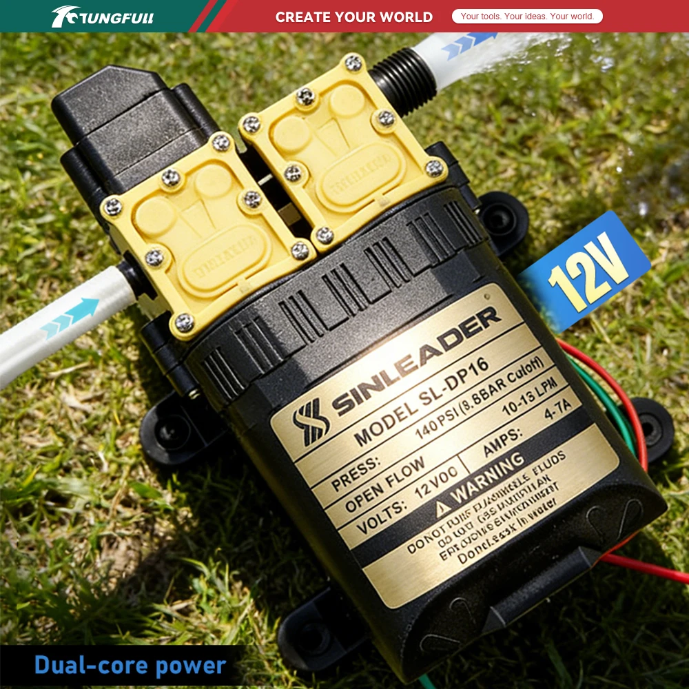 tungfull12v-7a-10l-min高圧農業用電動ウォーターポンプ-ダイヤフラム噴霧器ポンプ-デュアルコアパワー-農業灌漑用