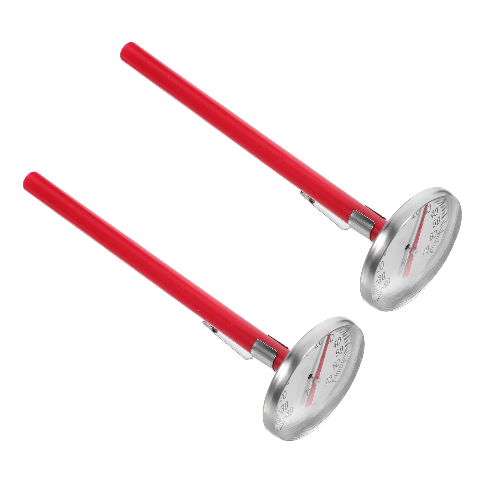 

Car Air Conditioner Thermometer Red Mechanical Clock Style Dashboard Decorative Interior Accessories Auto Thermometer for Car